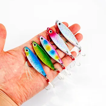 Cheery New Style Big 7g 10g 15g 20g Saltwater Tuna Hard Plastic Lure Artificial Isca Pesca Bass Fish Slice Made Silicone River – Soft Lure – view 3