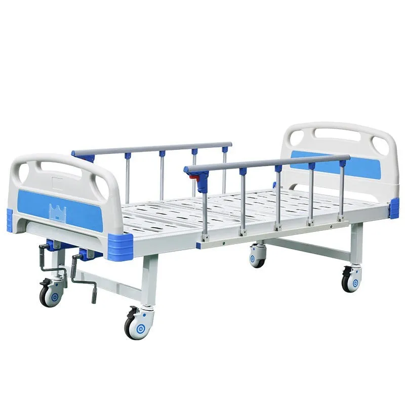Wholesale Manual Double Function Medical Bed Metal Double Crank Home Chinese Hospital Nursing Bed