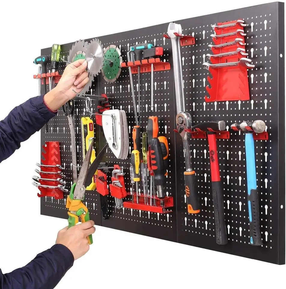 JZD Wall Mounted Tool Organizer - Durable & Easy Mounting