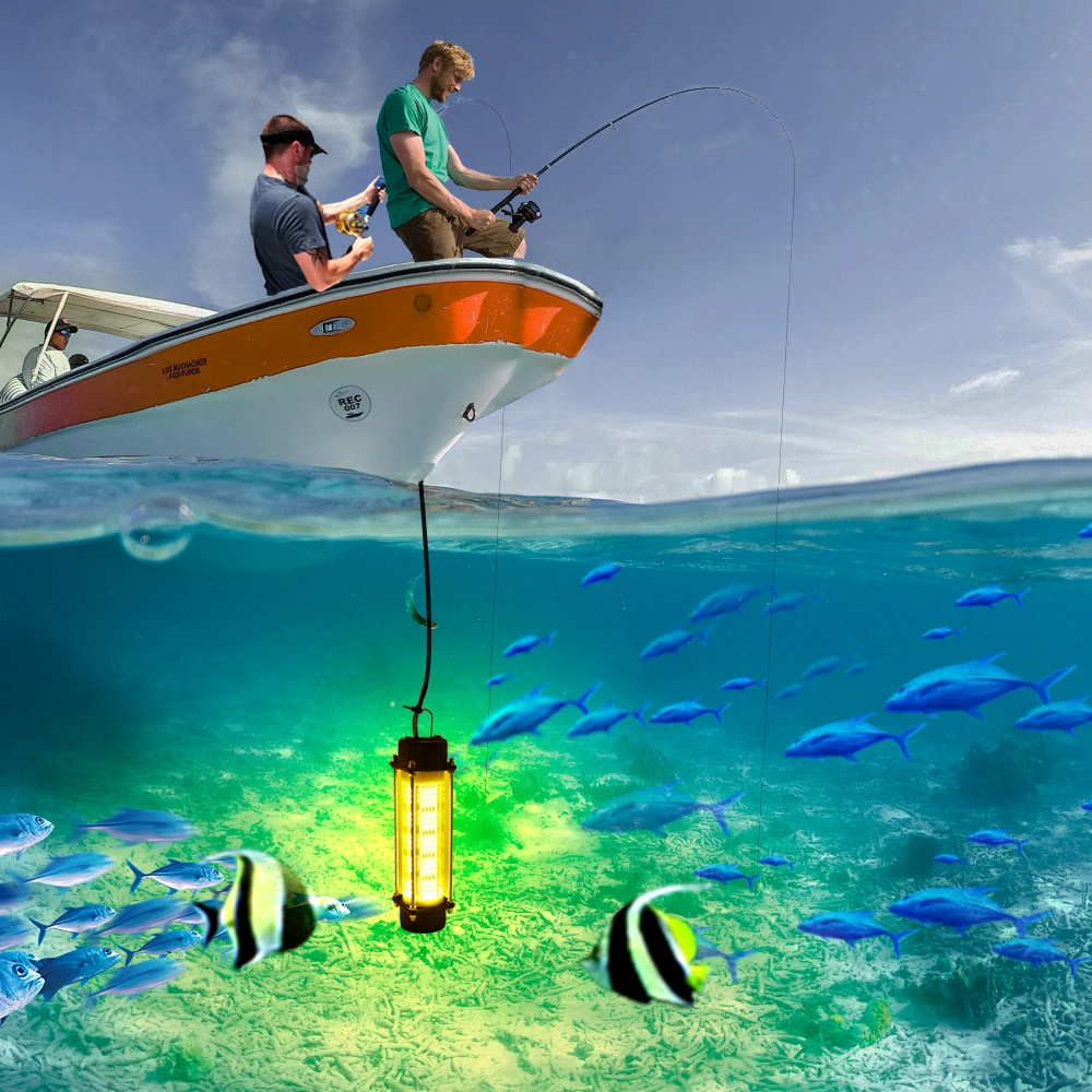 fish lure lights Out Lures Danny Swimmer Grumpys Tackle dark lures Professional 120w Led Fishing Lure
