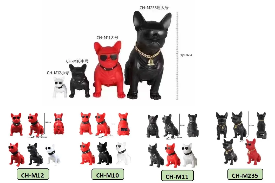 CH-M11 Mini Bluetooth Speaker - Cute Dog Design, Big Bass