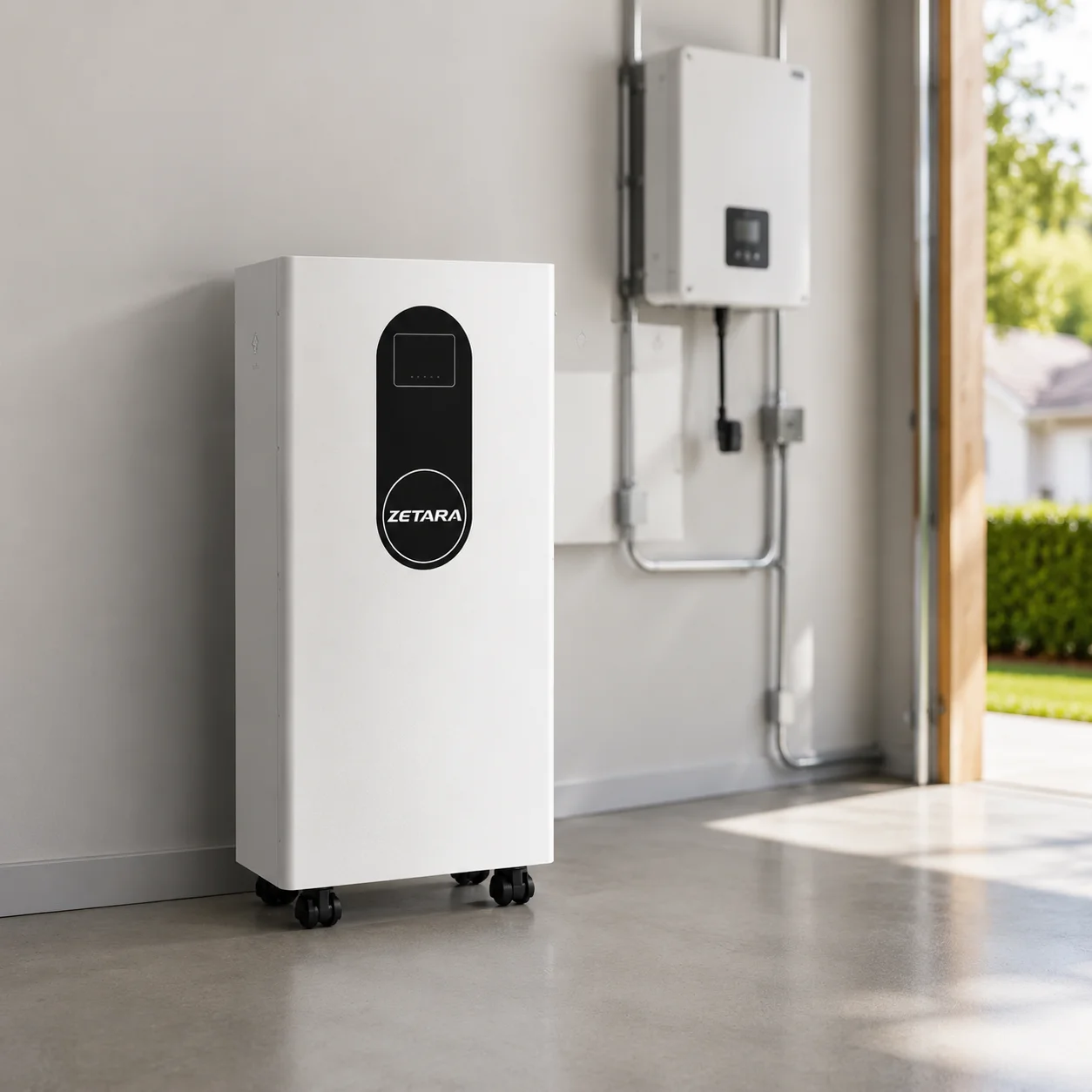 ZETARA 16kWh LiFePO4 Battery Pack 51.2V 314Ah Real Capacity Grade a Cells 16 Units Parallel Support 256kWh Max Energy