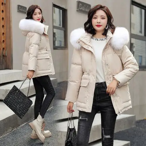 Parka Coreana de Mujer 2019 Parka de Invierno para Mujer Parka de piel  larga chaqueta de abrigo para Mujer M 3xl talla grande Parkas para mujeres  # N3 - AliExpress Ropa de mujer