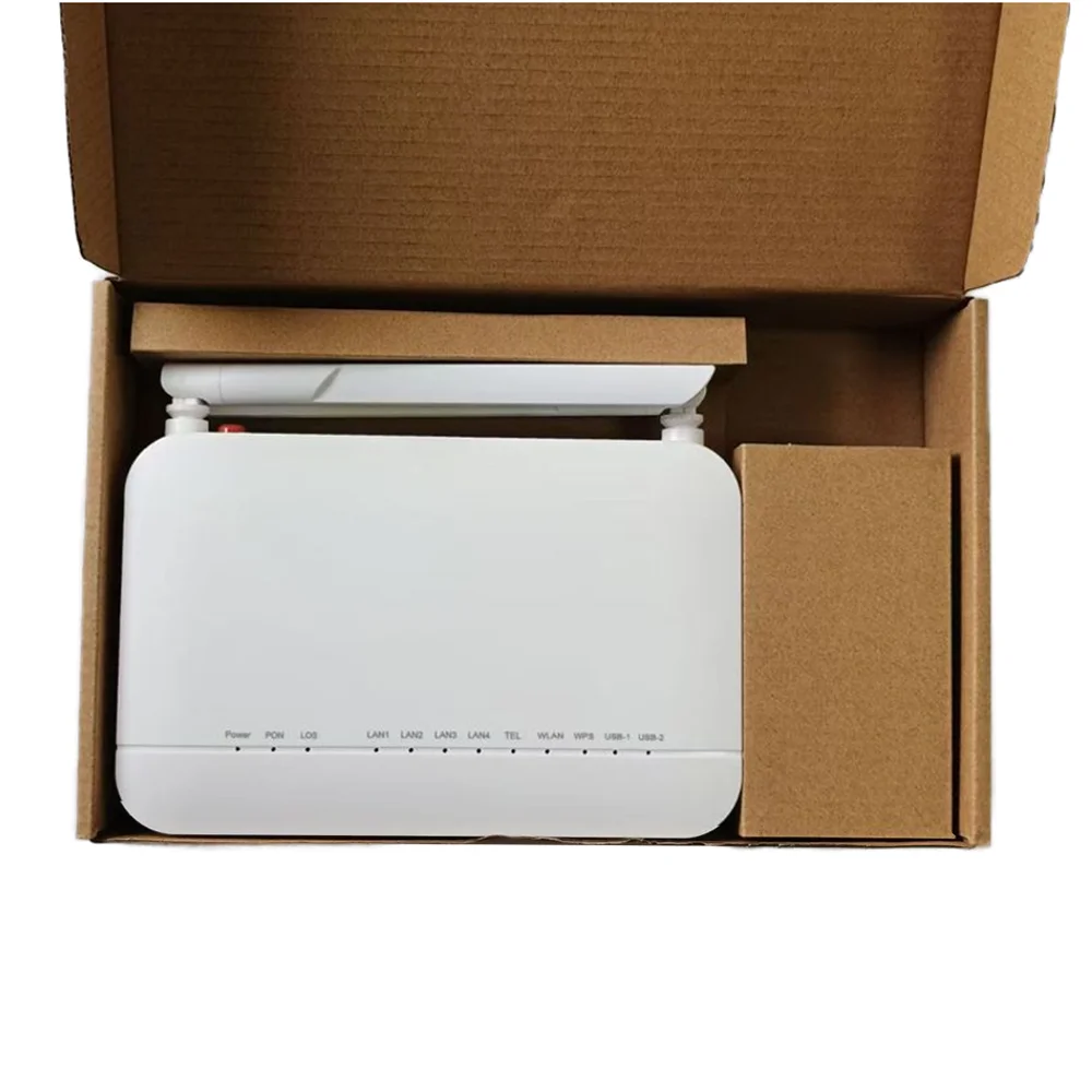 Dual Band Ax3000 4GE 1TEL 2.4G/5G WIFI6 GPON ONU F6600M XPON ONT Optical Box English Firmware FTTH XGPON ONU WIFI6 GPON Optical