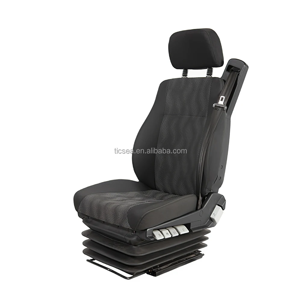Air Ride Semi Truck Seat For Freightliner Heavy Truck,International