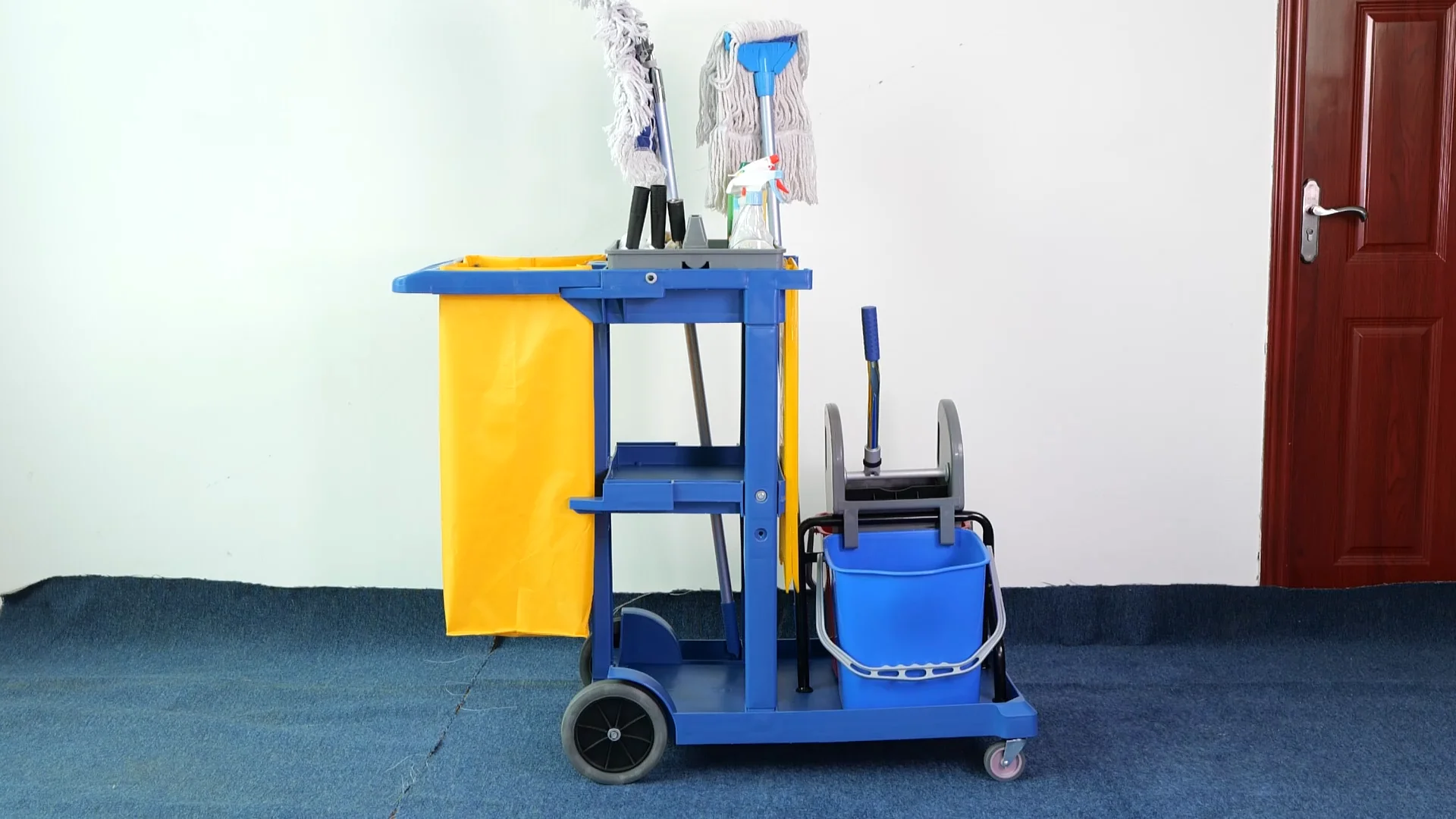 Multifunctional Commercial Hotel Housekeeping Cart Industrial Park ...