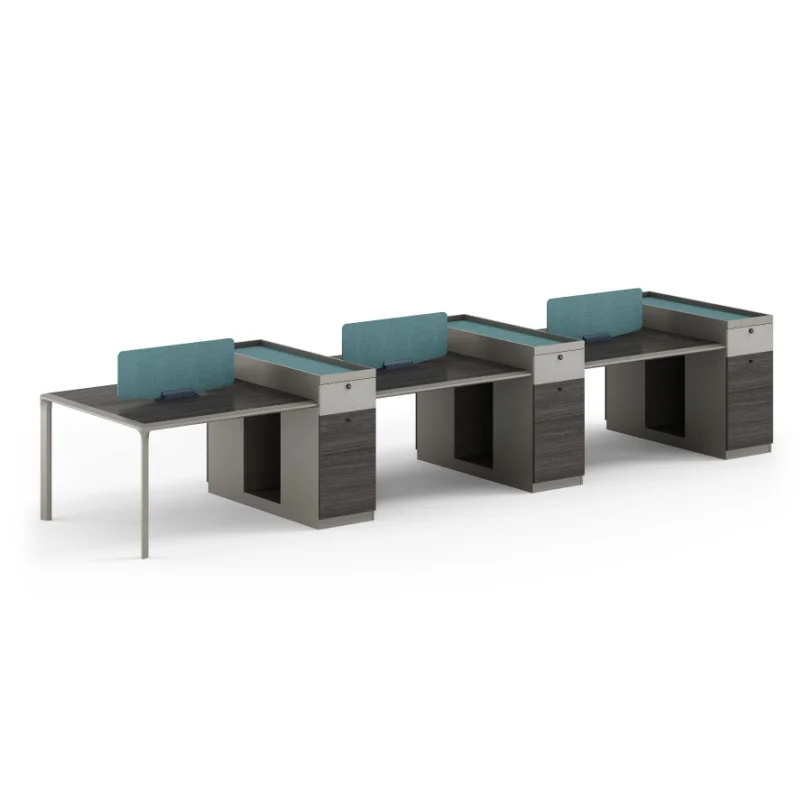Modern Desk Small Computer l Shape Office Desk Cubicle Staff Workstation Table Design Work Desk
