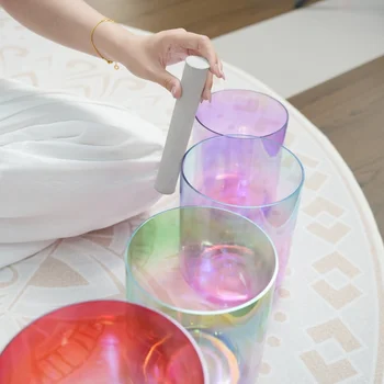 EAST  Alchemy  Crystal Singing Bowls Clear Quartz for Sound Healing of Body and Spirit for Meditation