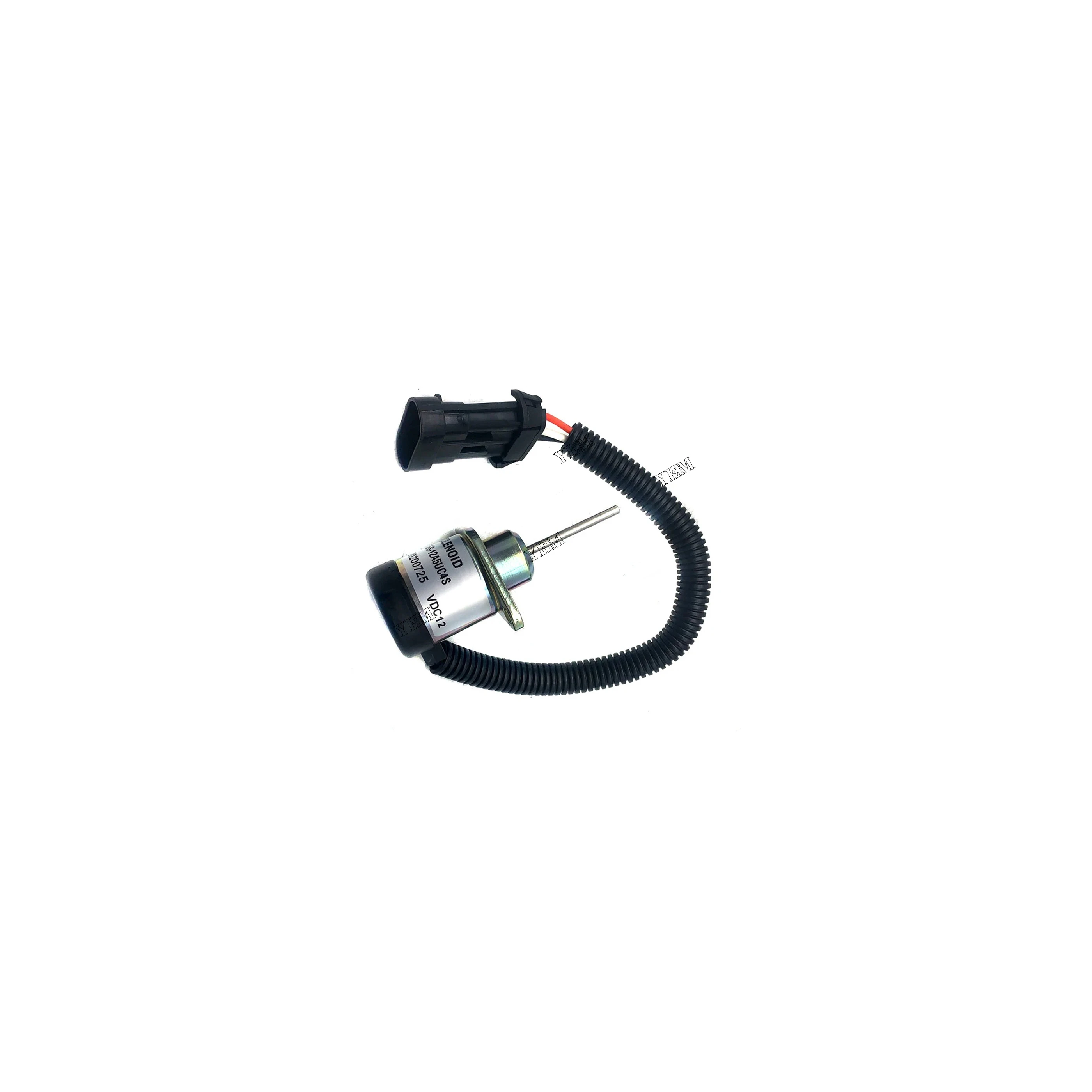 New for Kubota Stop Solenoid 1503ES-12A5UC4S Bobcat S185 Skid Steer 6691498 Universal Engine Parts