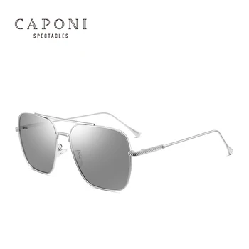 Caponi Photochromic Sunglasses  Pilot Sunglasses Mens Driving