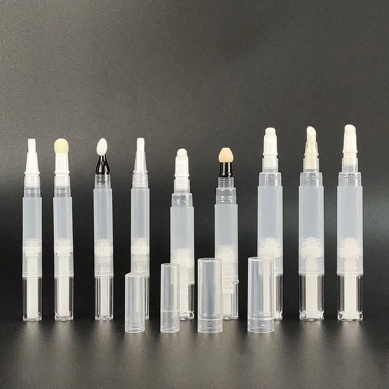 Free Samples Makeup Accessories 1.5ml 2ml 4ml 6ml Lip Gloss Tube Container Cuticle Oil Nail Polish Twist Pen With Brush