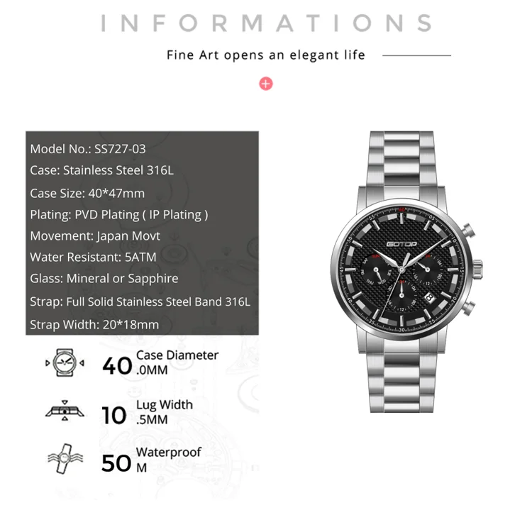 Fancy Man Original Timex Watch Designer Famous Brands Formal Beautiful Wholesale Watches Name Brand With My Logo for Men