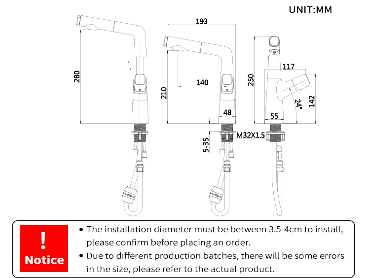 Popular Lifting Pull Out Sink Faucet Brass Gun Grey Bathroom Mixer Tap