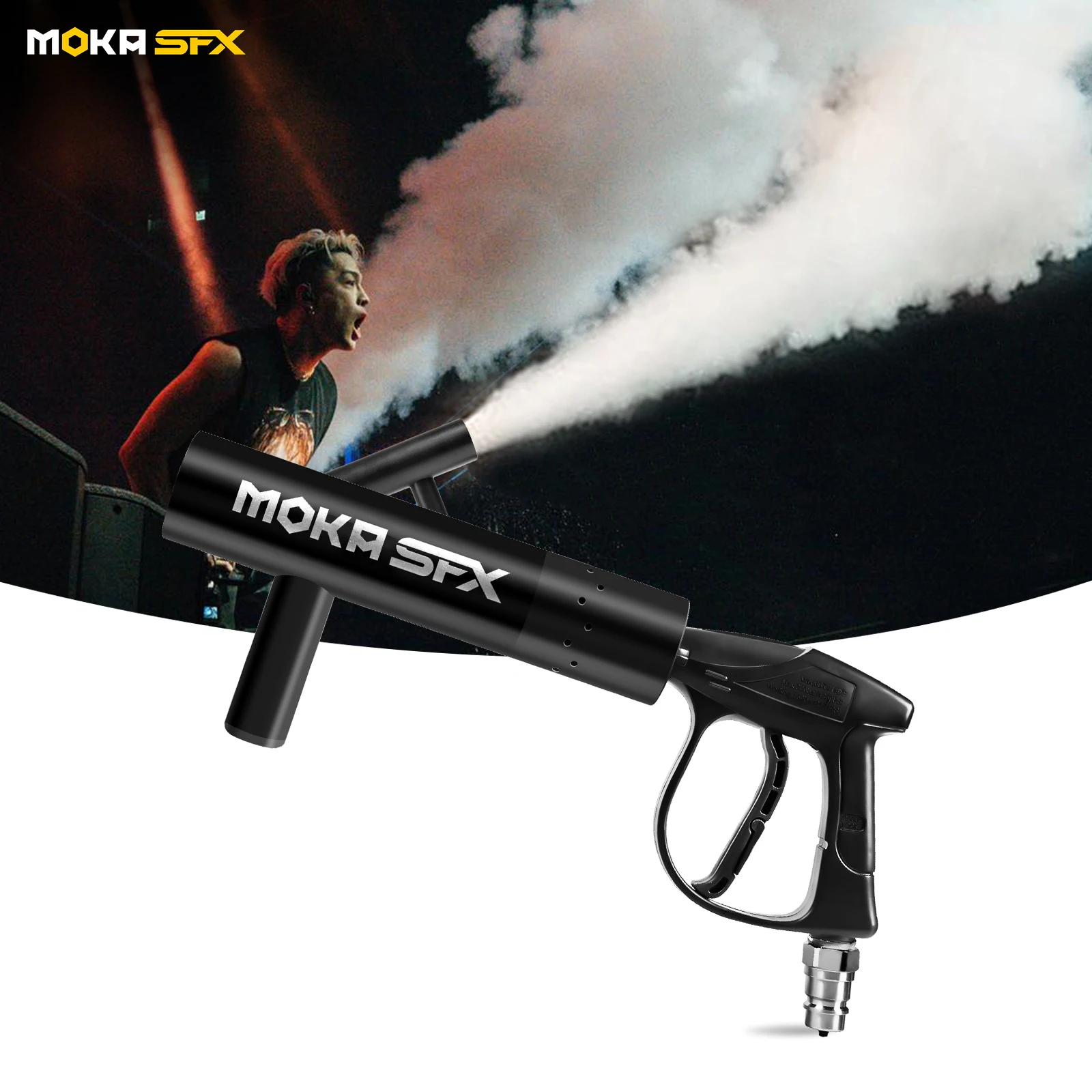 Moka Sfx Mini Manual Operation DJ Co2 Smoke Gun Pistol