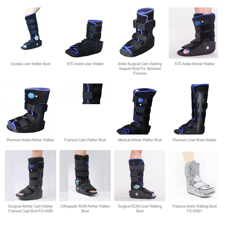Long Type Ankle Joint Foot Fracture Orthosis Air Walking Boot for Ankle  Injury Sprain Fracture Support - China Ankle Airliner Walker, Aircast  Walker Boot