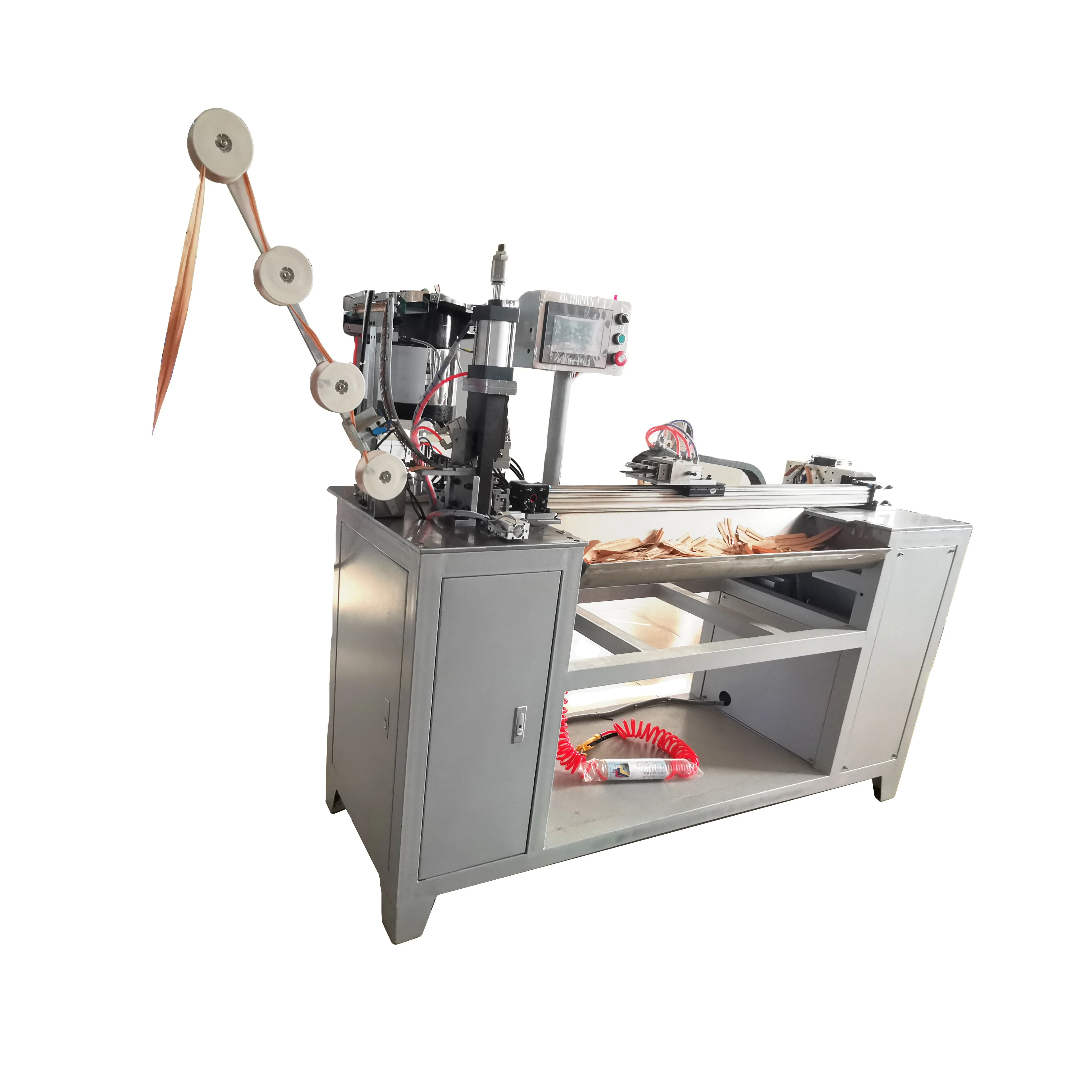 Zipper Cutting and Slider Mounting Machine to Make Bag Zipper High Quality Zipper Machines