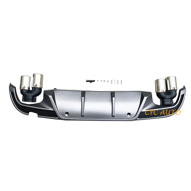 W205 Modified Diffuser for Mercedes Benz C Class W205 C220 C250 C400 C300 Rear Diffuser 2014 2019