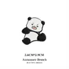 Flying kick little panda individual card