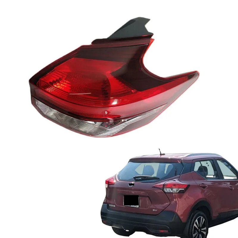 Car body kits tail lamp outer inner rear light for nissan kicks 2017 2018 2019 2020 Outer Tail Light