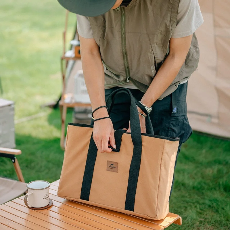 Naturehike アウトドアキャンピング折りたたみ木製テーブルトップラック