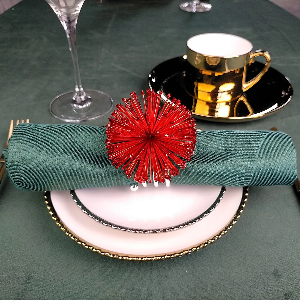 Hot Selling Champagne Gold Napkin Rings Table Decoration & Accessories