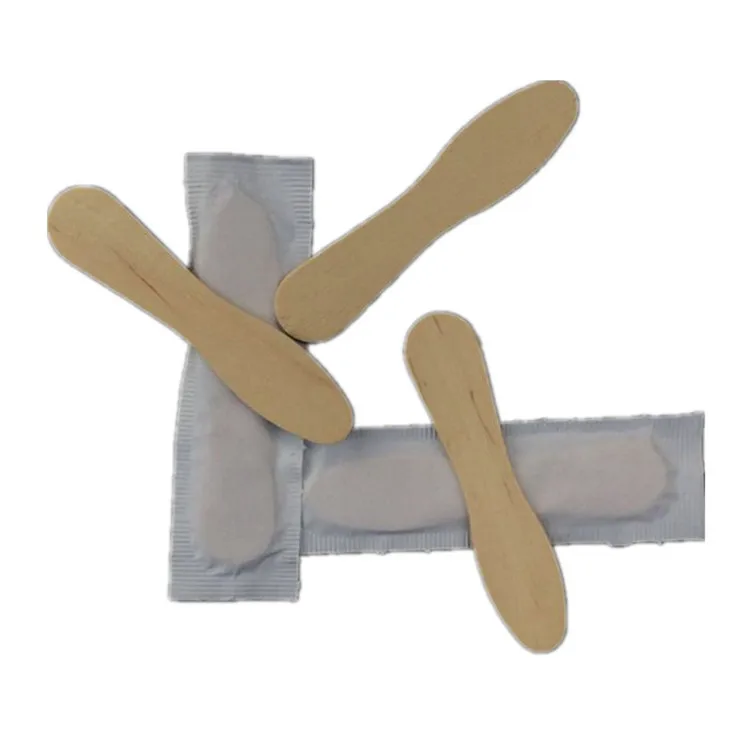 Деревянная ложка для мороженого Birchwood ложки дегустации одноразовые квадратные