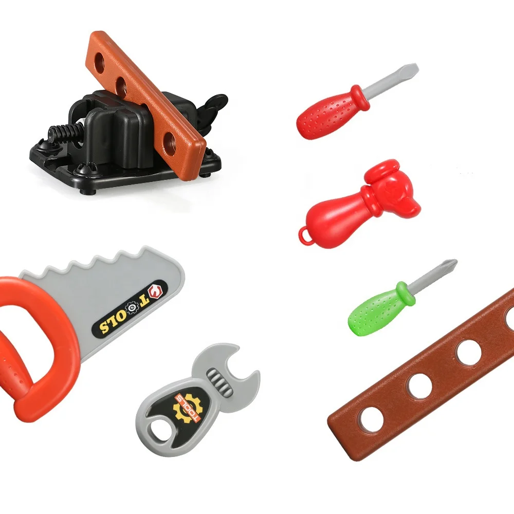 Китай оптовая продажа набор инструментов для ролевых игр 008-932A 2 в 1 строительный инструмент фиксации скамейка игра игрушка