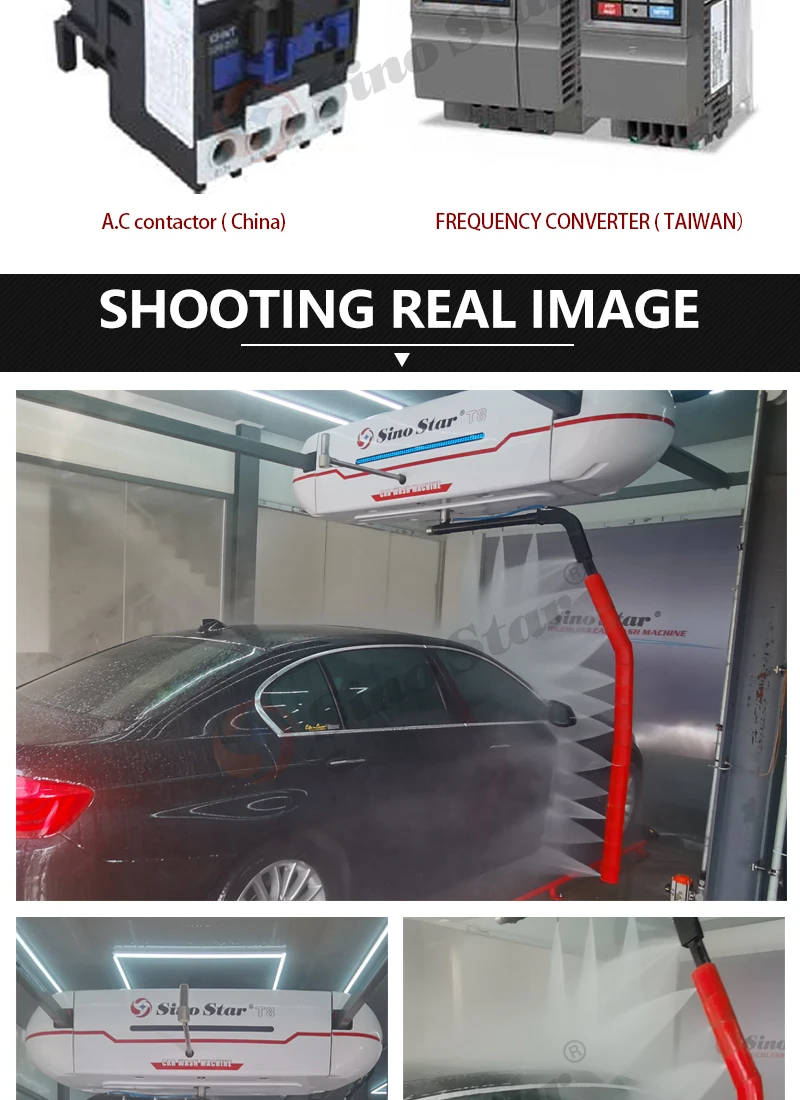 T8 With Wireless Remote Control System High Pressure Touch Free Car