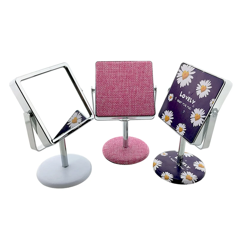 square mirror for desk