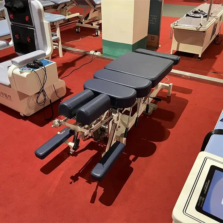 Professional Manual Hospital Physiotherapy Bed with Chiropractic Spinal ...