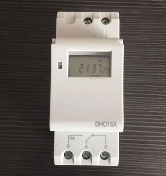 7 Days Programmable Digital Timer Switch Relay Control 220V 230V 6A 10A 16A 20A 25A 30A Electronic Weekly