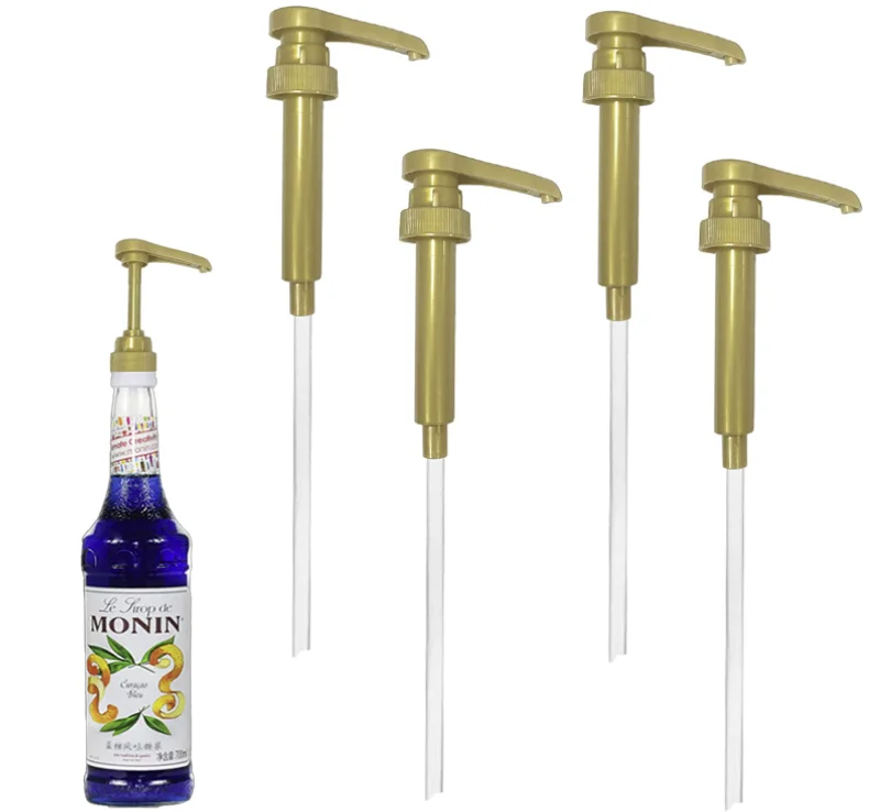 Coffee Syrup Pump Dispenser, 6 Pack Syrup Pump for 750ml/25.4 oz