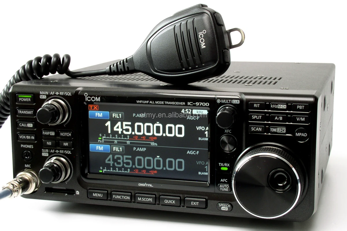 Orijinal Icom IC-9700 100w VHF UHF 144 430 440 1200 mhz tüm mod