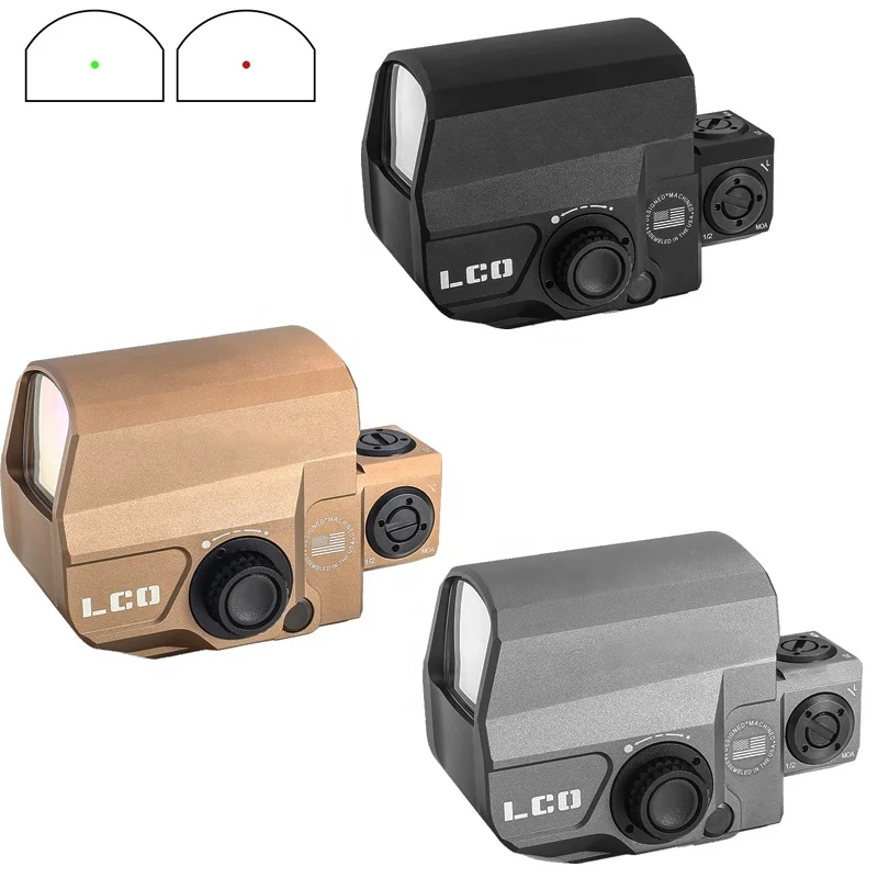 气枪全息红点瞄准镜lco升级的红点瞄准镜战术步枪镜适合任何20毫米