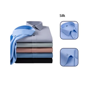 LX-296 Factory Wholesale Short Sleeved Men's Business Office Cotton Shirts, Business Formal Wear Professional  Men's T-shirts