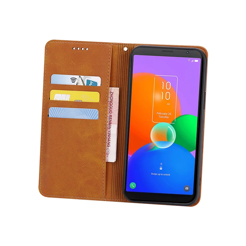 Porte-cartes Autocollant Universel Pour Smartphones TCL - Mini étui Silicone Adhésif (3 Mm) - Jusqu'à 3 Cartes