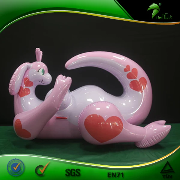Глянцевый Блестящий надувной сексуальный несущий Дракон 3D мультфильм XXX два несущих прозрачный розовый дракон