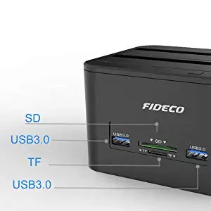 FIDECO USB 3.0オールインワンHDDドッキングステーション