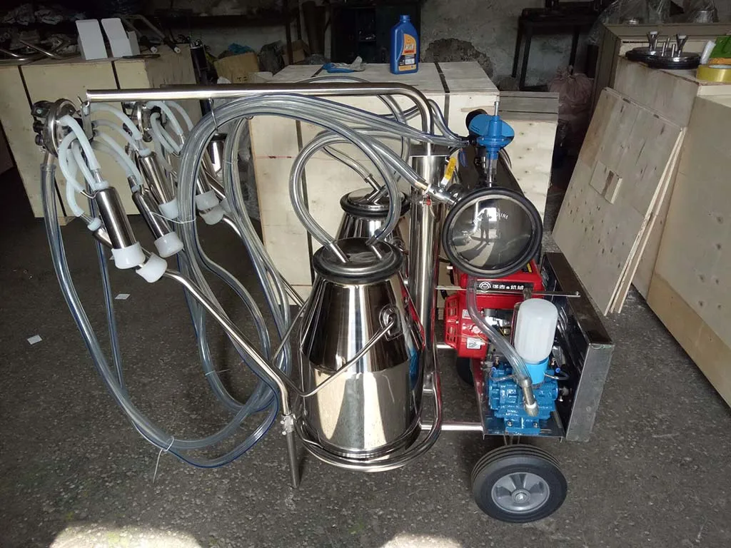 Gasoline Engine Automatic Cattle Camel Goat Sheep Horse Milking Machine HJ-CM011VDQ
