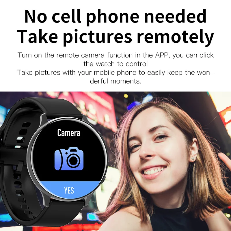 Mc66 Smartwatch At2 Full Round Screen Galaxy Watch Active 2 Sports