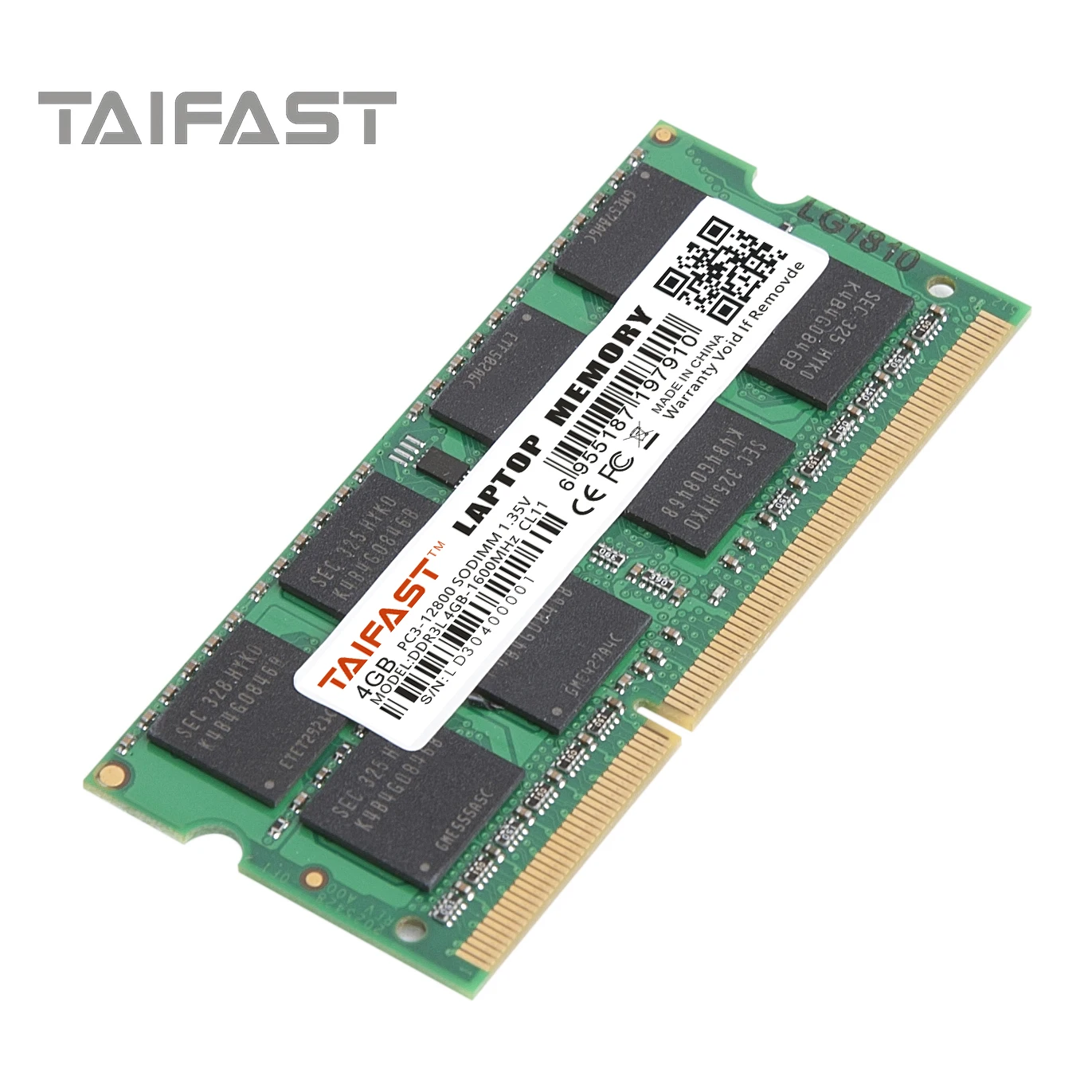 Giny DDR3 Memory 1600MHz for Notebook Computer DDR3 Memory RAM 4GB DDR3 RAM 