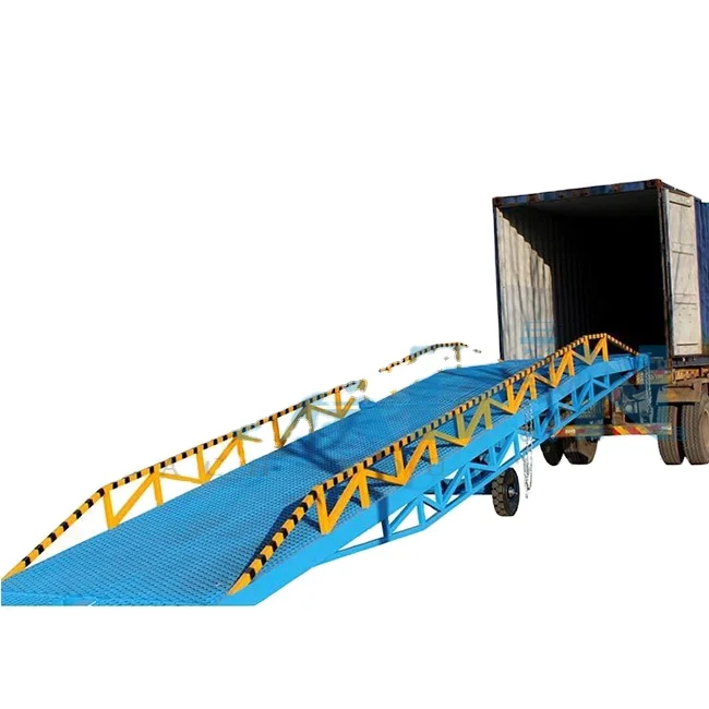 Yard Ramp Made in China  Portable Steel Dock Platform for Sale Hydraulic Vertical Loading Dock Lift Table Goods Loading Ramp