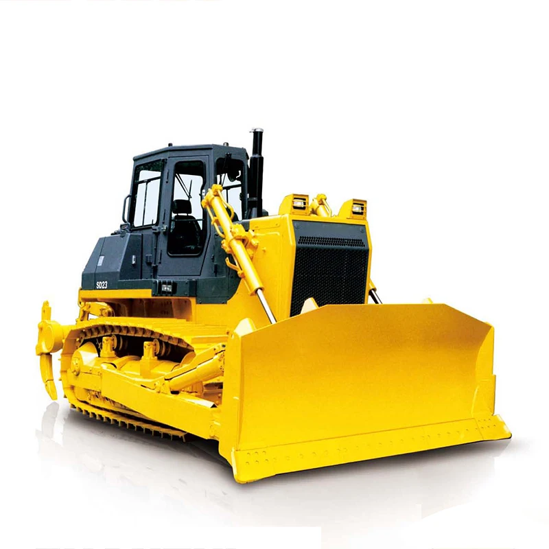 China New Earthmoving Machinery 230HP Wheel Bulldozer SD23 With Attachments