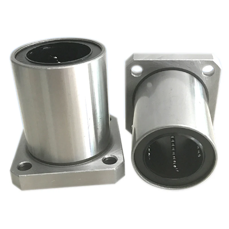 Cuscinetto A Flangia Quadrata Cuscinetto Lineare LMK12LUU 12x21x57 Mm, Tipo Flangia Quadrata Lungo, Per CNC E Movimenti Precisi Cuscinetto CNC 12x21x57 Mm - Foto 2