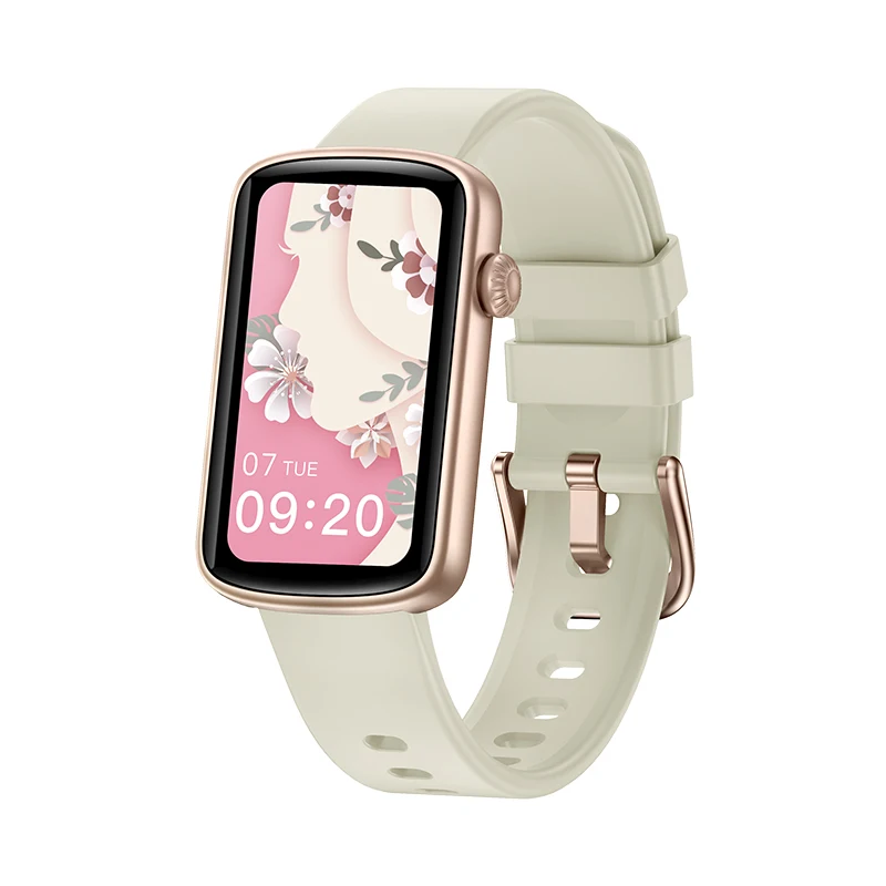 Smartwatch-Armband 16 Mm Für D26 – Weiches Nylon-Sportarmband In Rosa, Verstellbar