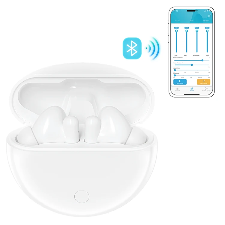 16 Channel Digital Hearing Aids with APP Binaural Bluetooth Hearing Aid