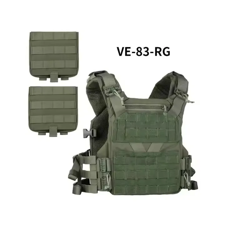 Lightweight West Molle Quick Release Laser Cut Multicam Oxford Fabric Tactical Vest Plate Carrier 5