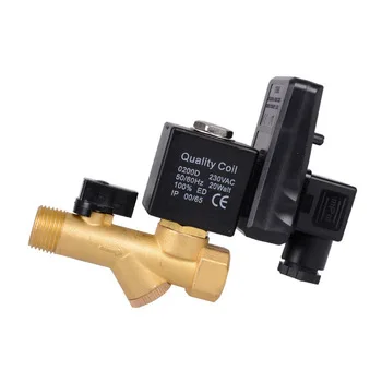 OPT Series Auto Automatic Brass Electronic Water Drain Valve with Mechanical Solenoid Valve Pneumatic Timer