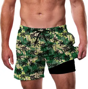 High Quality Fabric Swim Trunks  Beach Shorts Wholesale Custom New Design Surf Board Shorts Men Quick Dry Swim Shorts