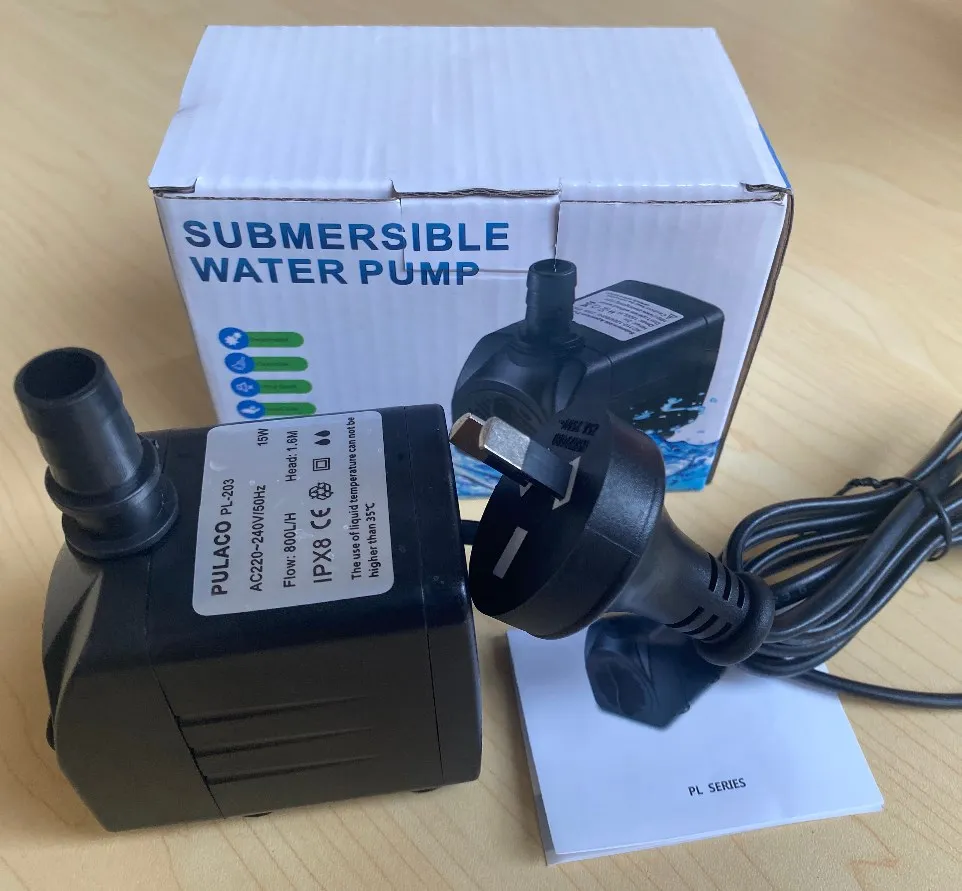 Yuanhua Low Volt Fountain Pump with LED Light, Fountain Pump